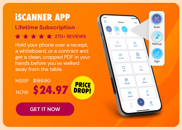 iScanner App: Lifetime Subscription