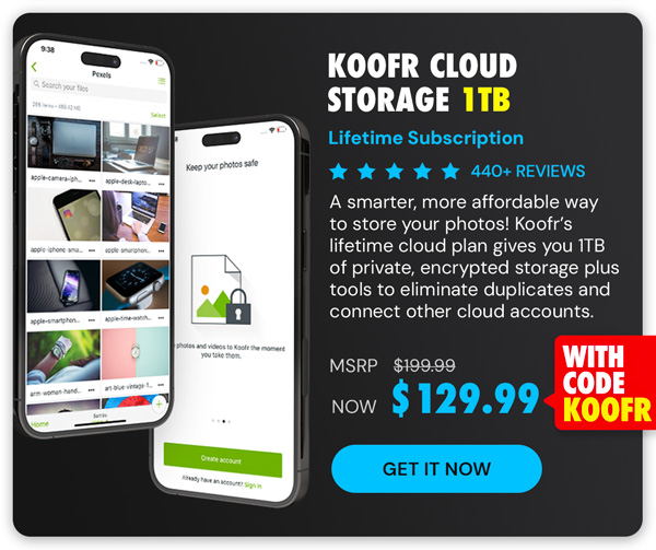 Koofr Cloud Storage: Lifetime Subscription (1TB)