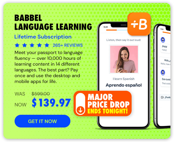 Babbel Language Learning: Lifetime Subscription (All Languages)