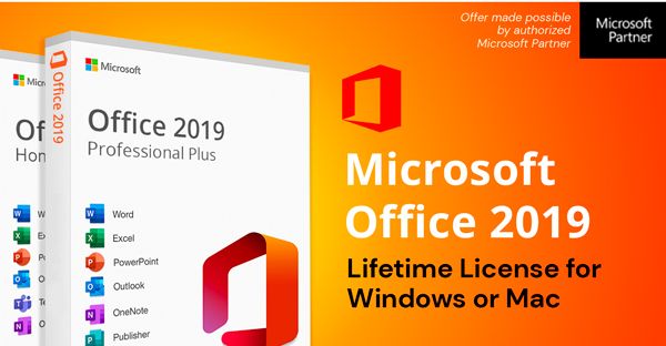 Microsoft Office 2019 for Windows or Mac | Lifetime License