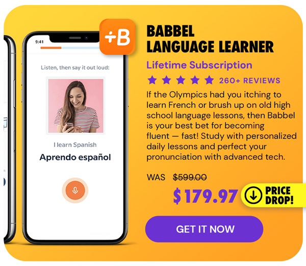 Babbel Language Learning: Lifetime Subscription (All Languages)