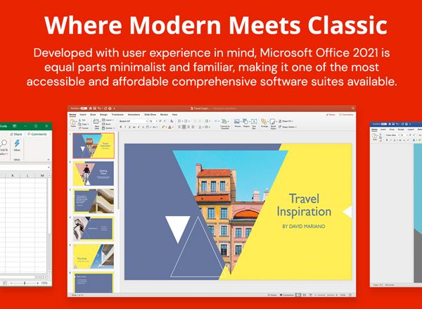 Microsoft Office Professional 2021 for Windows: Lifetime License