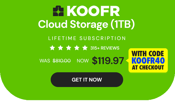 Koofr Cloud Storage: Lifetime Subscription (1TB)