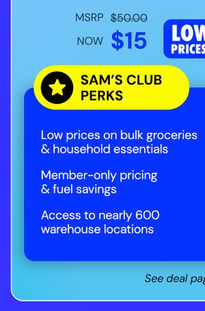 Sam's Club 1-Year Membership with Auto-Renew!