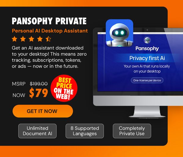 Pansophy Private Personal AI Desktop Assistant