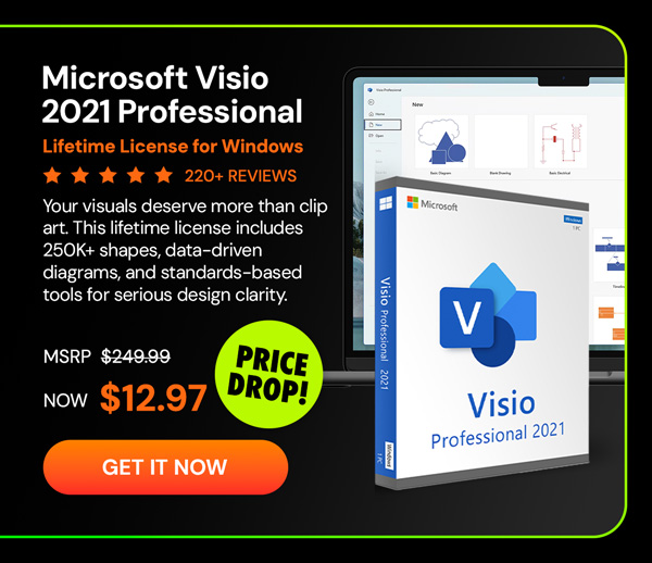Microsoft Visio 2021 Professional: Lifetime License for Windows