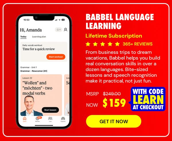 Babbel Language Learning: Lifetime Subscription (All Languages)