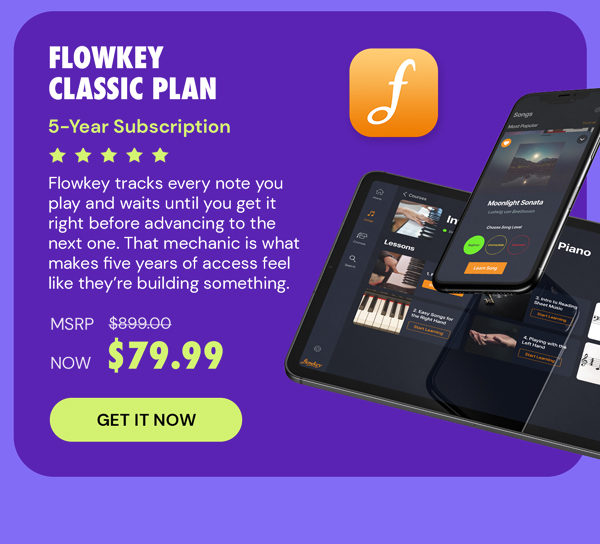 Flowkey Classic Plan: 5-Year Subscription