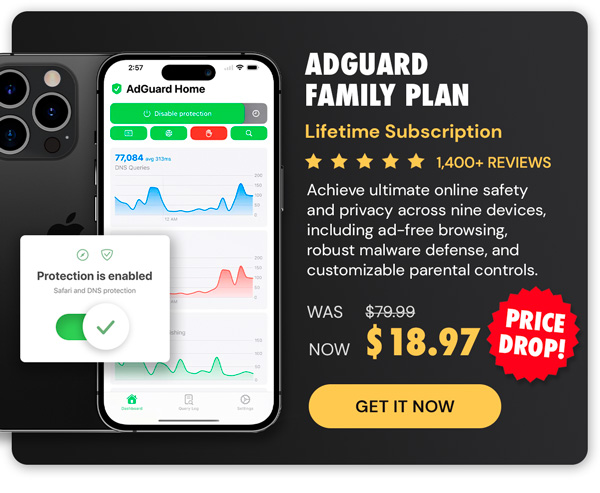 AdGuard Family Plan: Lifetime Subscription