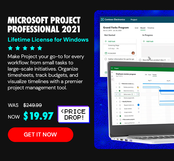 Microsoft Project Professional 2021 for Windows