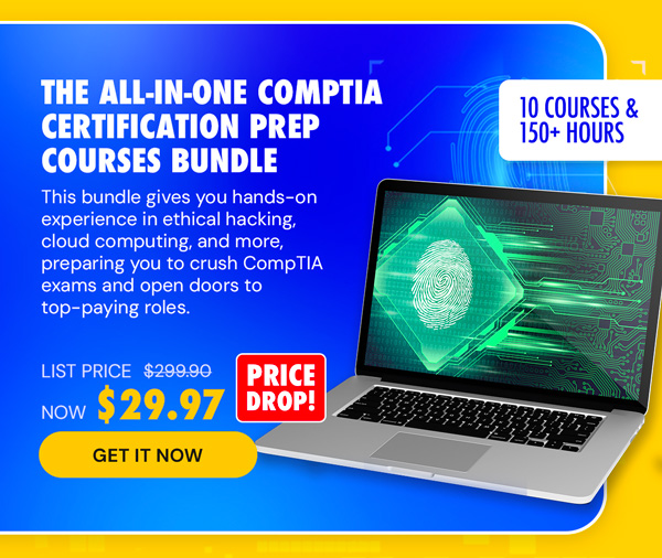 The 2024 All-in-One CompTIA Certification Prep Courses Bundle