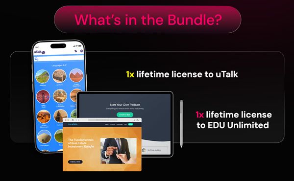 The Language Learner Lifetime Subscription Bundle ft. uTalk