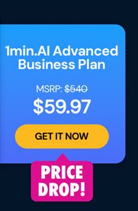 1minAI Advanced Business Plan Lifetime Subscription