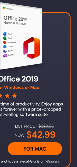 Microsoft Office Home & Business 2019 for Mac