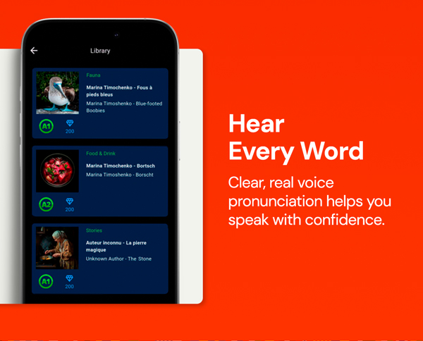 Qlango Language Learning: Lifetime Subscription (All Languages)