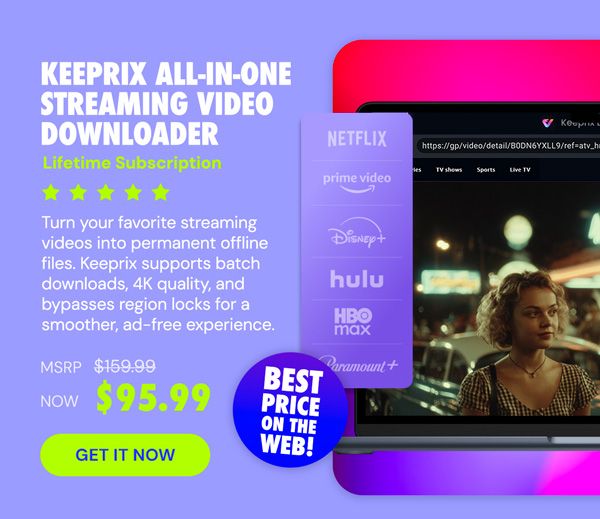 Keeprix All-in-One Streaming Video Downloader: Lifetime Subscription