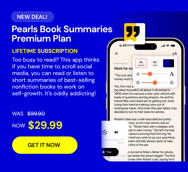 Pearls Book Summaries Premium Plan: Lifetime Subscription