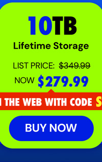 Internxt Cloud Storage Lifetime Subscription: 10TB Plan