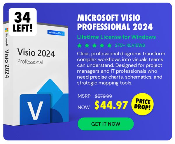 Microsoft Visio Professional 2024: Lifetime License for Windows