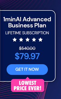 1minAI Advanced Business Plan Lifetime Subscription