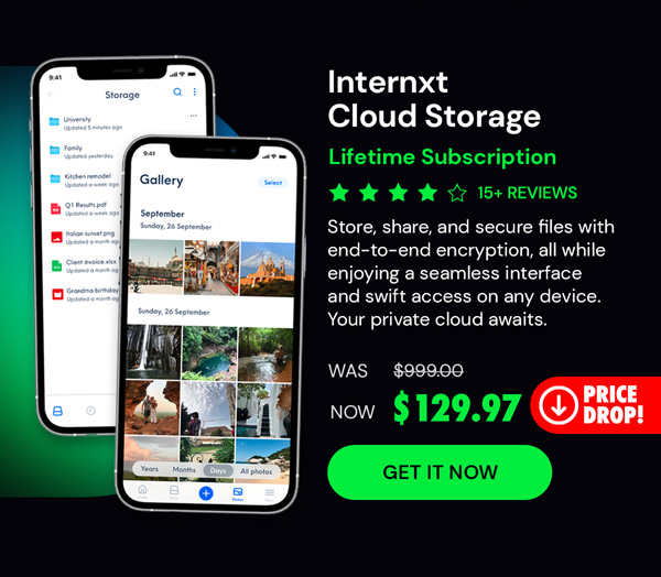 Internxt Cloud Storage: Lifetime Subscription