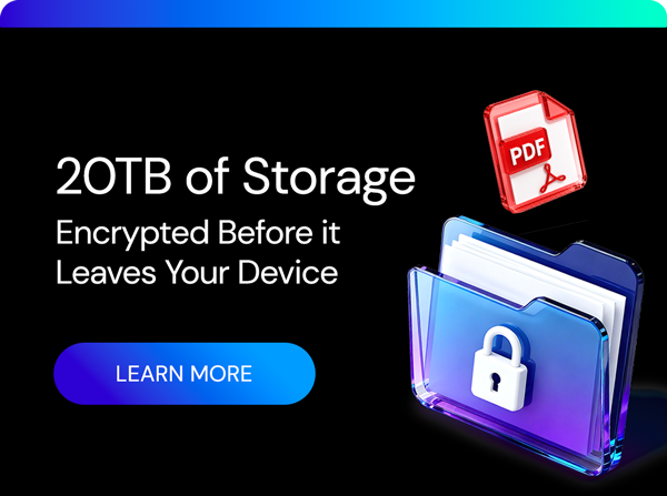 Scramble Cloud Storage Lifetime Subscription (20TB)