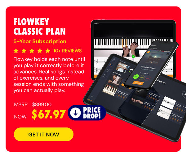 Flowkey Classic Plan: 5-Year Subscription