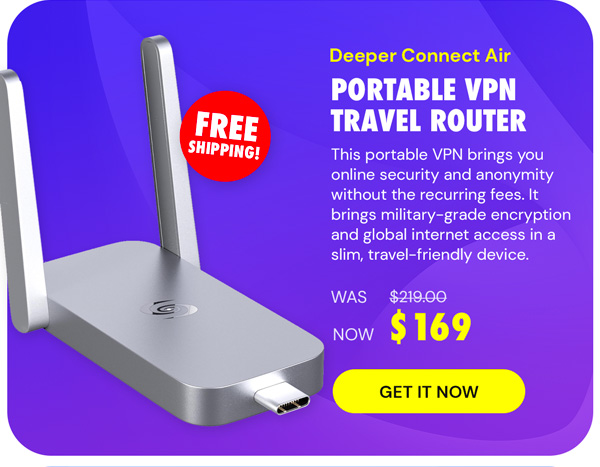 Deeper Connect Air Portable VPN Travel Router