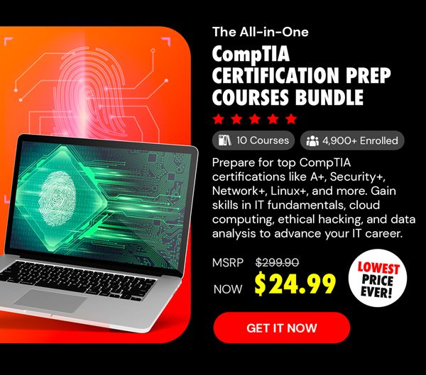 The 2024 All-in-One CompTIA Certification Prep Courses Bundle