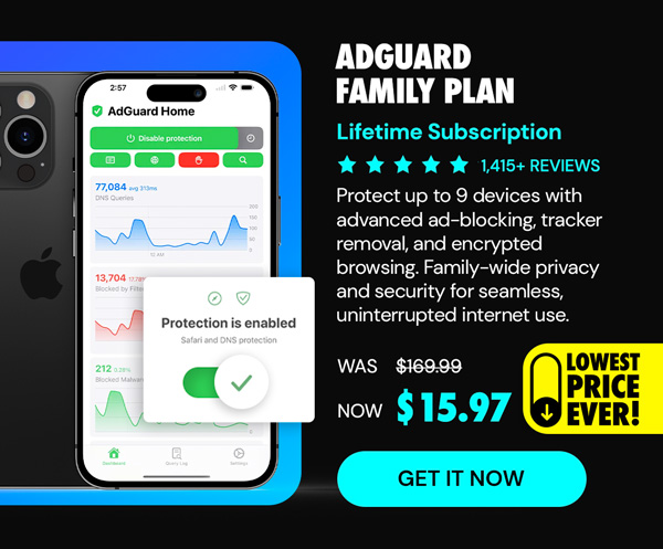 AdGuard Family Plan: Lifetime Subscription
