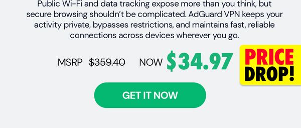 AdGuard VPN: 5-Yr Subscription