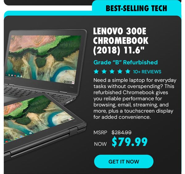 Lenovo 300e Chromebook (2018) 11.6