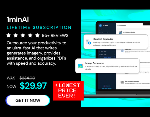 1minAI: Lifetime Subscription