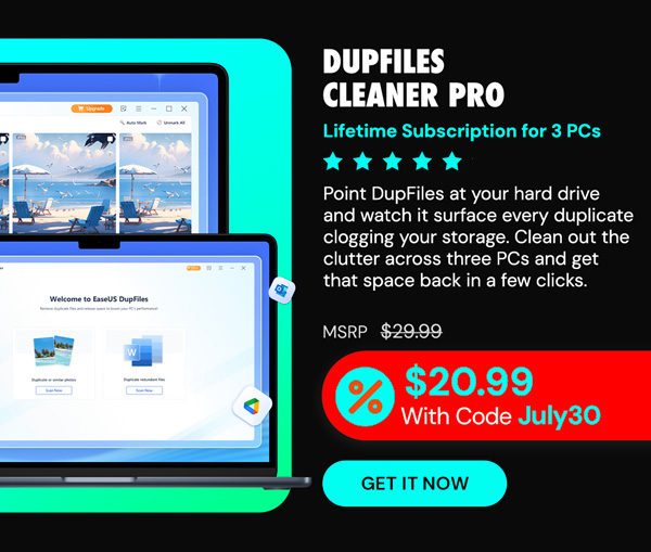 DupFiles Cleaner Pro for 3 PCs: Lifetime Subscription