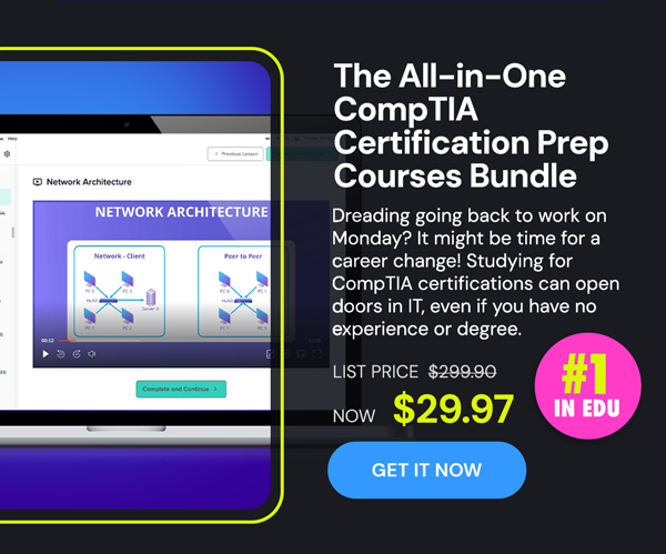 The All-in-One CompTIA Certification Prep Courses Bundle