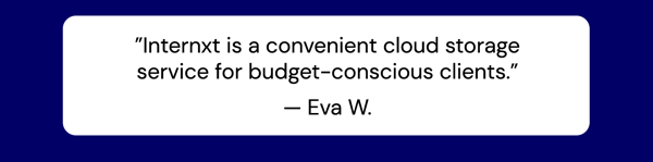 Internxt Cloud Storage Lifetime Subscription: 2TB to 100TB Plans