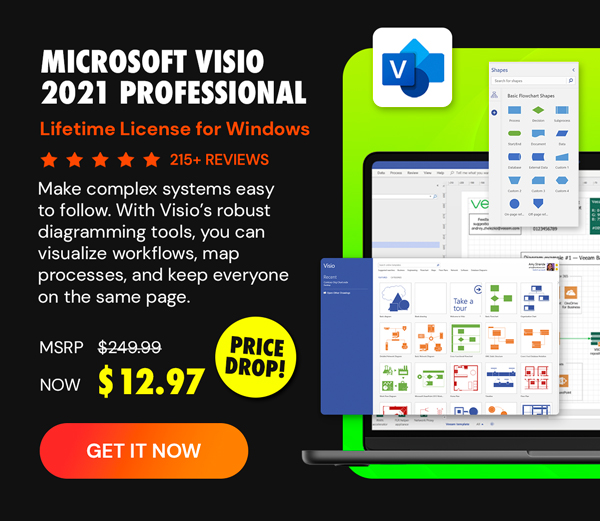 Microsoft Visio 2021 Professional: Lifetime License for Windows