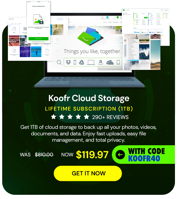 Koofr Cloud Storage: Lifetime Subscription (1TB)