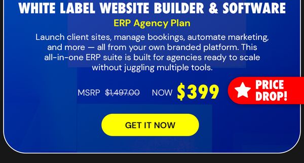 Sellful - White Label Website Builder & Software: ERP Agency Plan