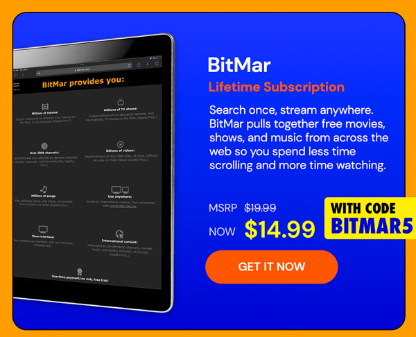 BitMar All-in-One Streaming Platform: Lifetime Subscription
