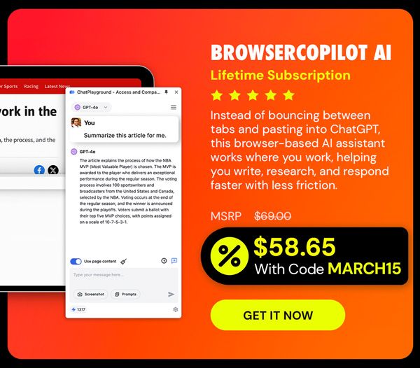 BrowserCopilot AI - Unlimited (Unlimited queries/month): Lifetime Subscription