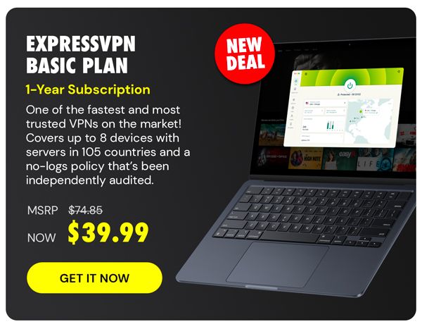 ExpressVPN Basic Plan: 1-Year Subscription