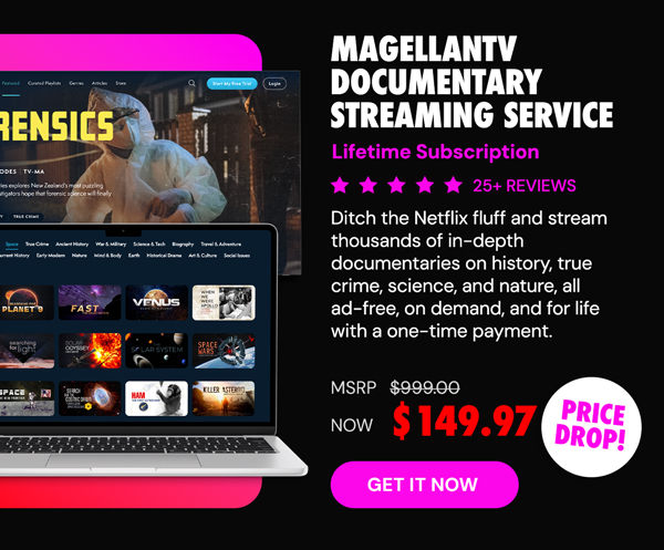 MagellanTV Documentary Streaming Service: Lifetime Subscription