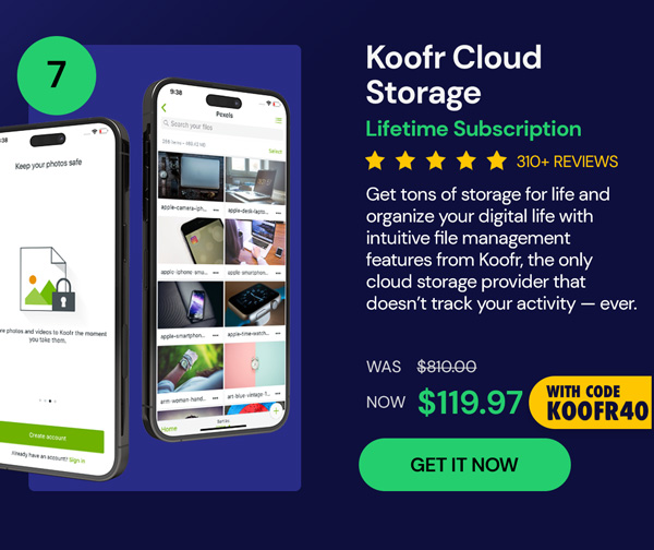 Koofr Cloud Storage: Lifetime Subscription (1TB)