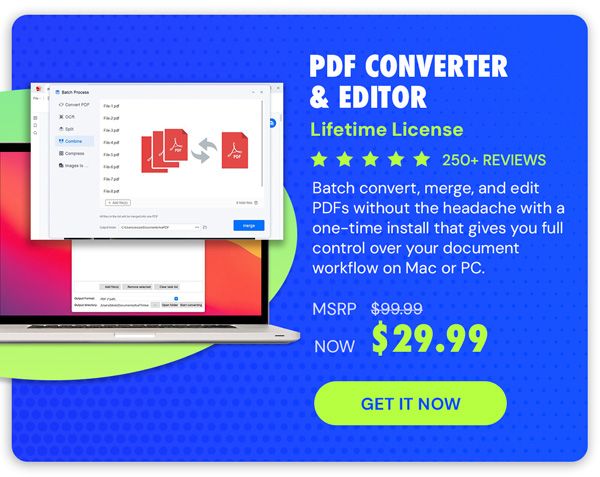 PDF Converter & Editor: Lifetime License