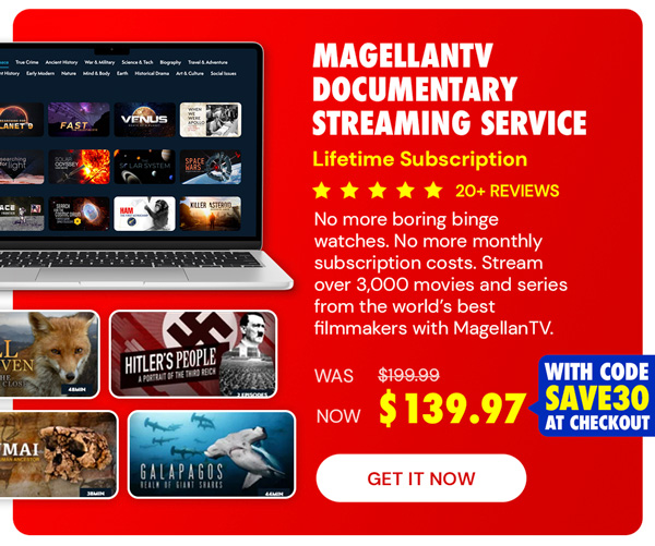 MagellanTV Documentary Streaming Service: Lifetime Subscription