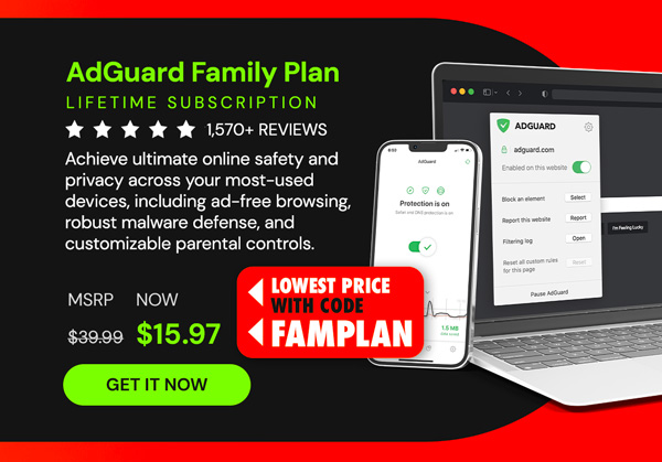 AdGuard Family Plan: Lifetime Subscription