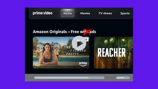 Prime Video wants $3 more. Per month. For no ads.