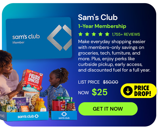 Sam's Club 1-Year Membership with Auto-Renew!