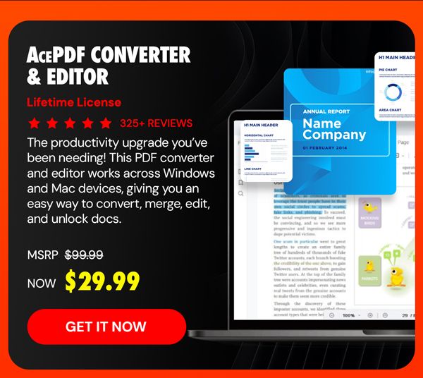PDF Converter & Editor: Lifetime License